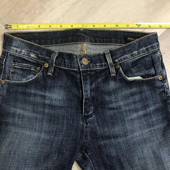 Citizens of Humanity Low Rise Bootcut sz 26 Dark Wash Jeans Y2K - Picture 8 of 10
